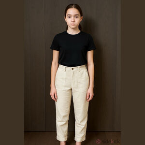 Old Navy Beige Linen Gauze Ankle Cropped Pants Size 0